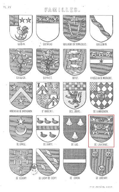 Planche 15, armorial du Nivernais