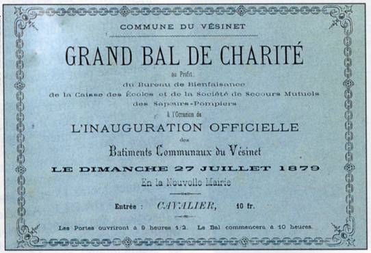 Affiche: bals de charit�