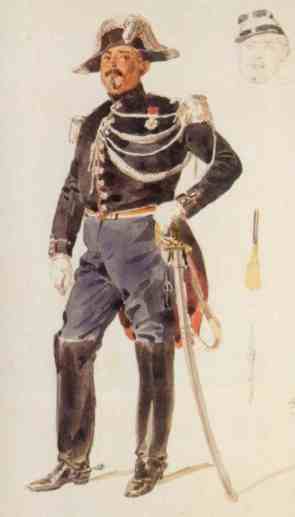 Un gendarme en 1895