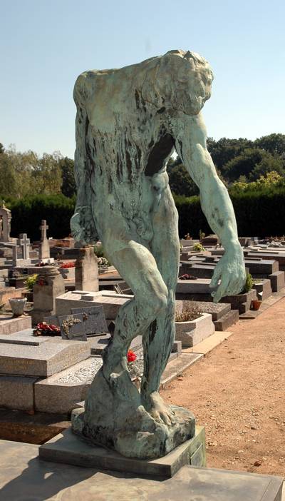 L'Ombre (de Rodin) monument fun�raire de Eug�ne Rudier, Le V�sinet